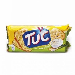 بیسکویت ترد پیاز خامه ۱۰۰ گرمی tuc