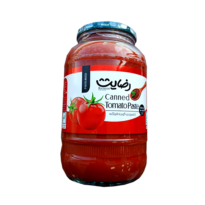 کنسرو رب گوجه فرنگی ۱.۵۵۰ گرم رضایت 