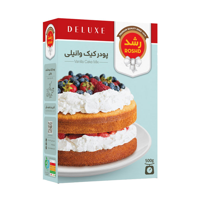 پودر کیک وانیلی ۵۰۰ گرمی رشد