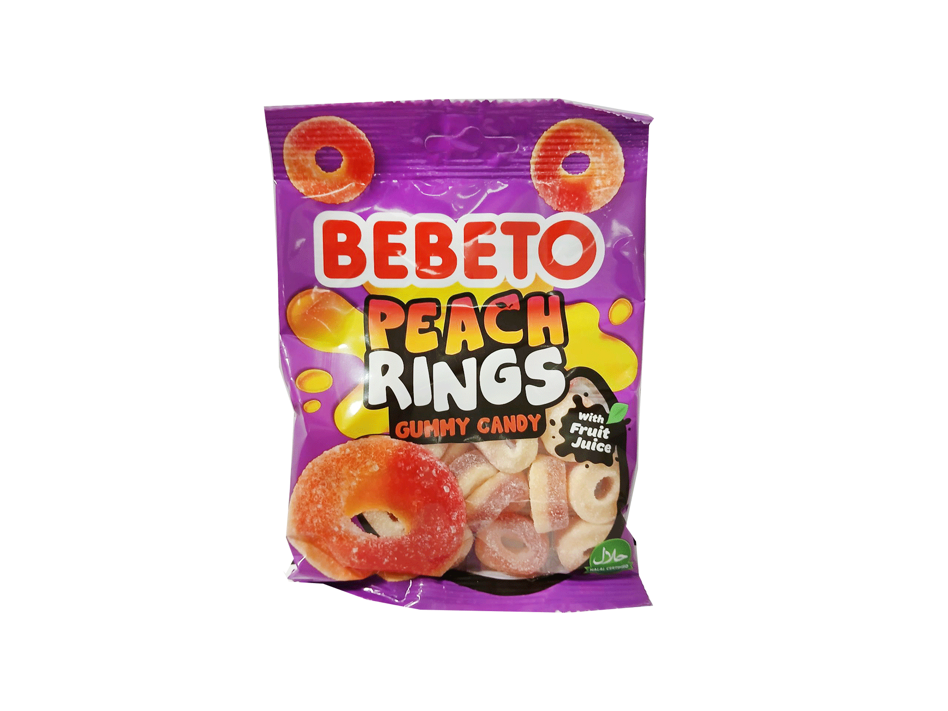 پاستیل حلقه شکری ۸۰ گرمی bebeto