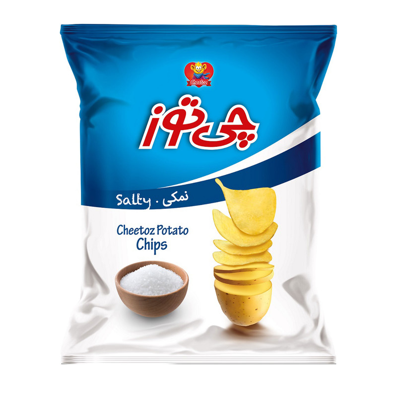 چیپس ساده نمکی متوسط چی توز