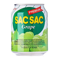 ابمیوه با طعم انگور ۲۳۸ میلی لیتر sac sac 