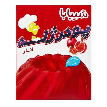 پودر ژله انار ۱۰۰ گرمی شیبا