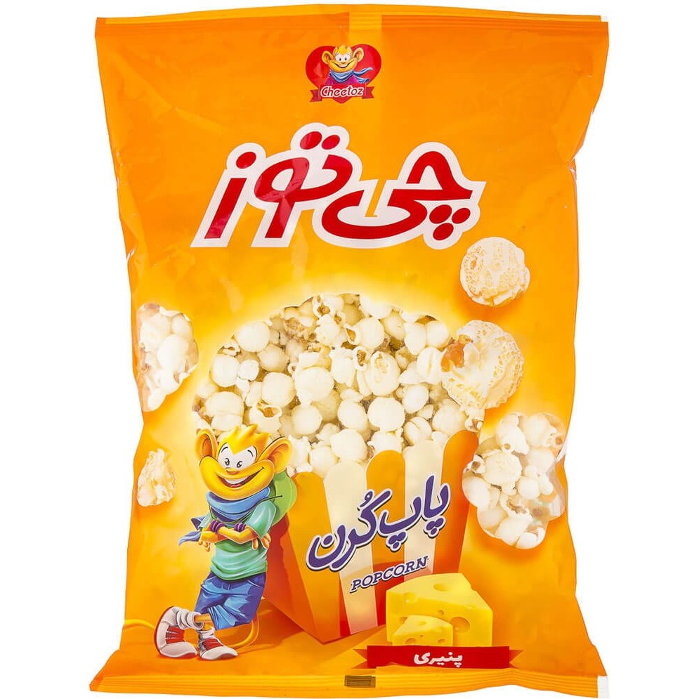 پاپ کرن پنیری 120 گرم خانواده چی توز