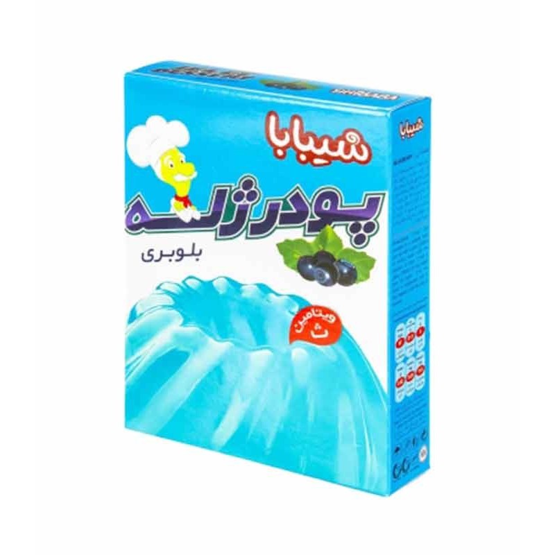 پودر ژله بلوبری ۱۰۰ گرمی شیبا