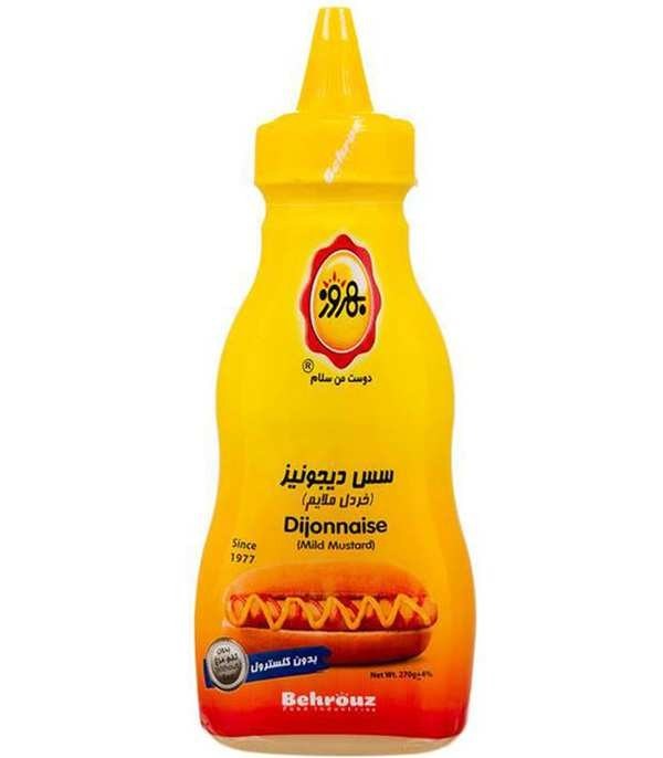 سس دیجونیز (خردل ملایم) ۲۷۰ گرمی بهروز