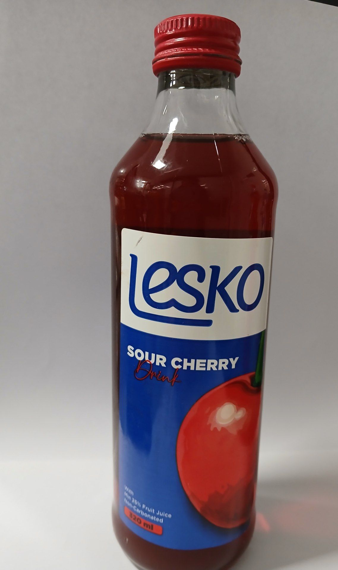 نوشیدنی با طعم البالو ۳۲۰میلی لیتر lesko