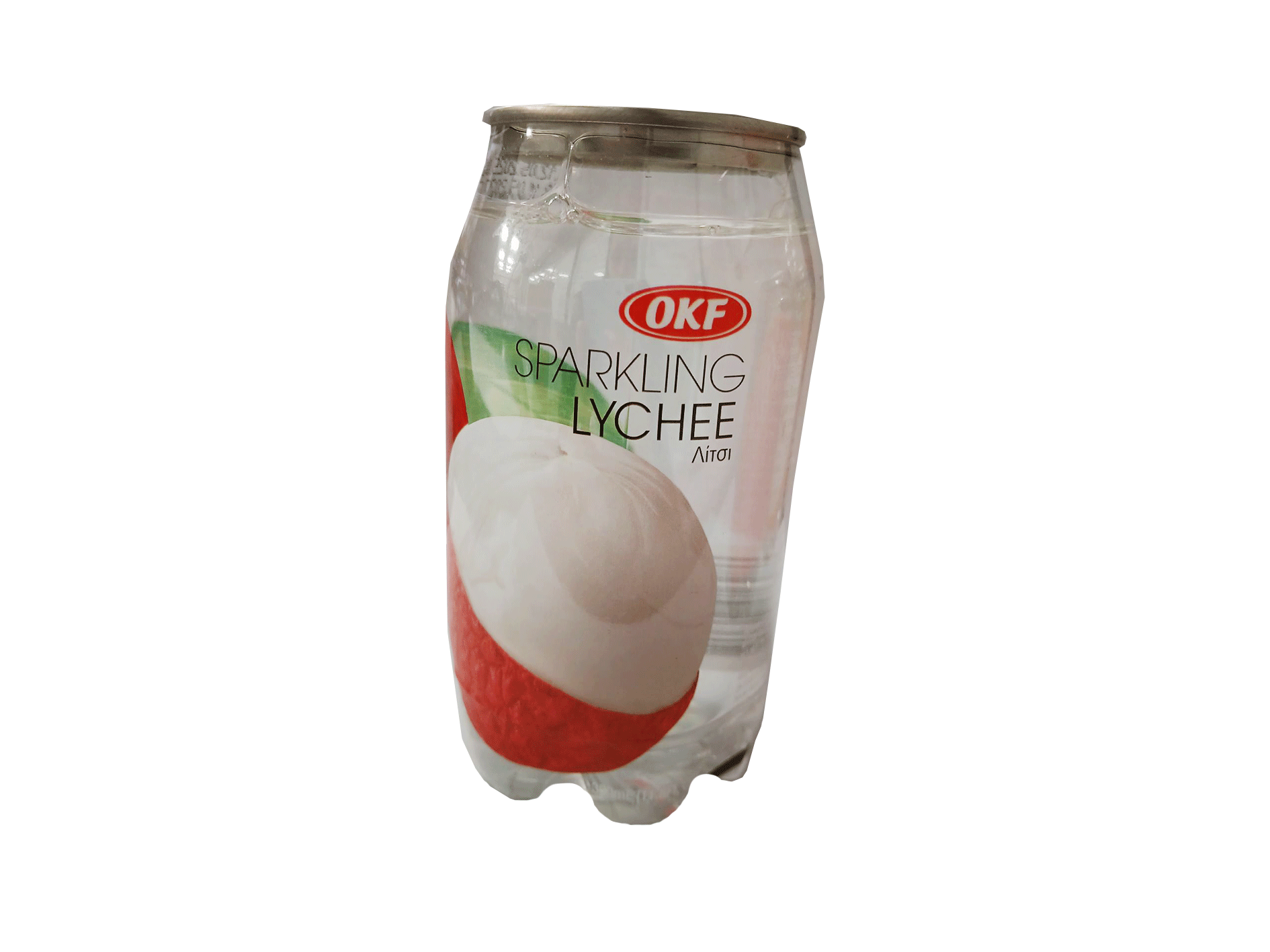 اب گاز دار با طعم میوه ایی ۳۵۰میلی لیتر okf
